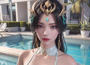 【AI】【国漫】柳神-比基尼 30P-XOXOXO素材网